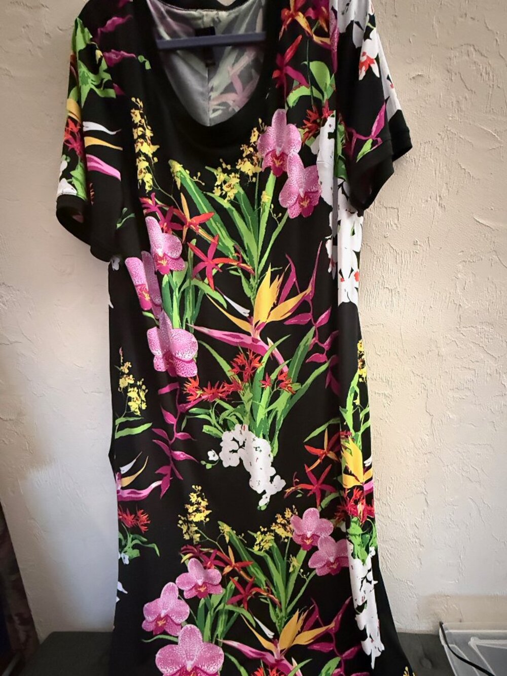 G.I.L.I. Got It Love It., Flowery Maxi Dress, 2X